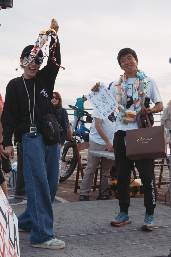 Emeline Lee - Ryo Murata Crosses The Finish Line in Santa Monica 2024