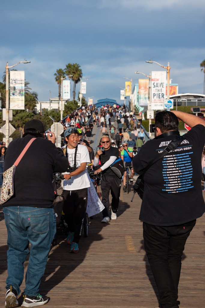Emeline Lee - Ryo Murata Crosses The Finish Line in Santa Monica 2024